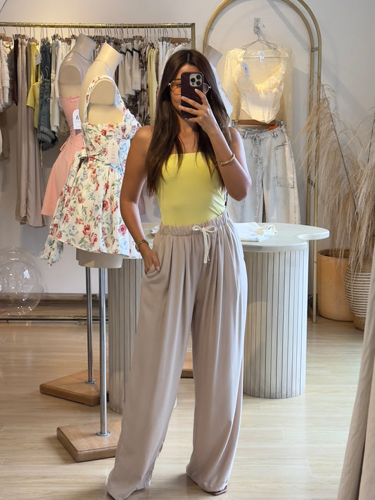 PANTALÓN FRESCO CAQUI CORDÓN