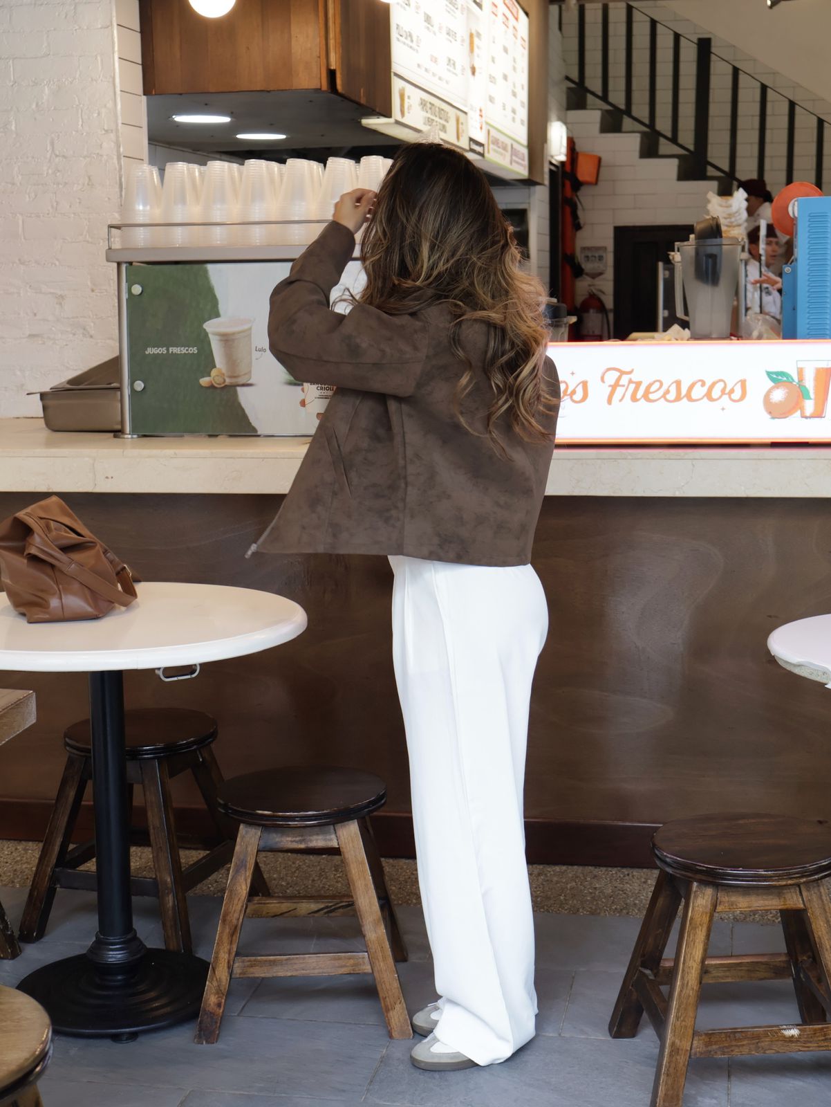 PANTALÓN EN TELA BLANCO