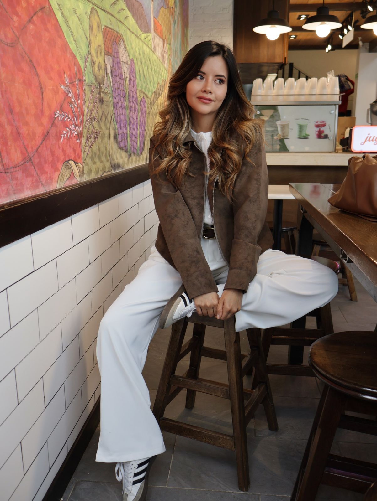 PANTALÓN EN TELA BLANCO