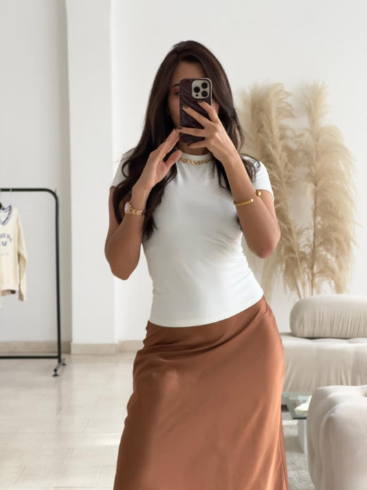 BLUSA MANGA CORTA BLANCA