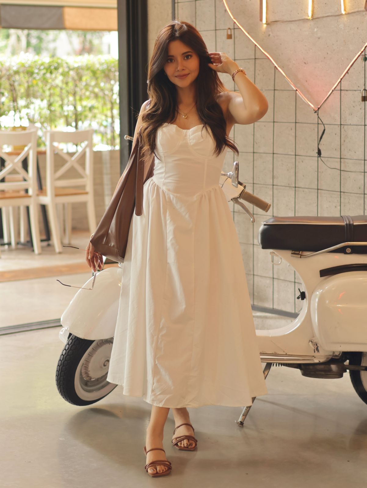 VESTIDO CORSET BLANCO LARGO