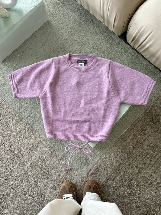 BLUSA LANOSA LILA ESCOTE ESPALDA