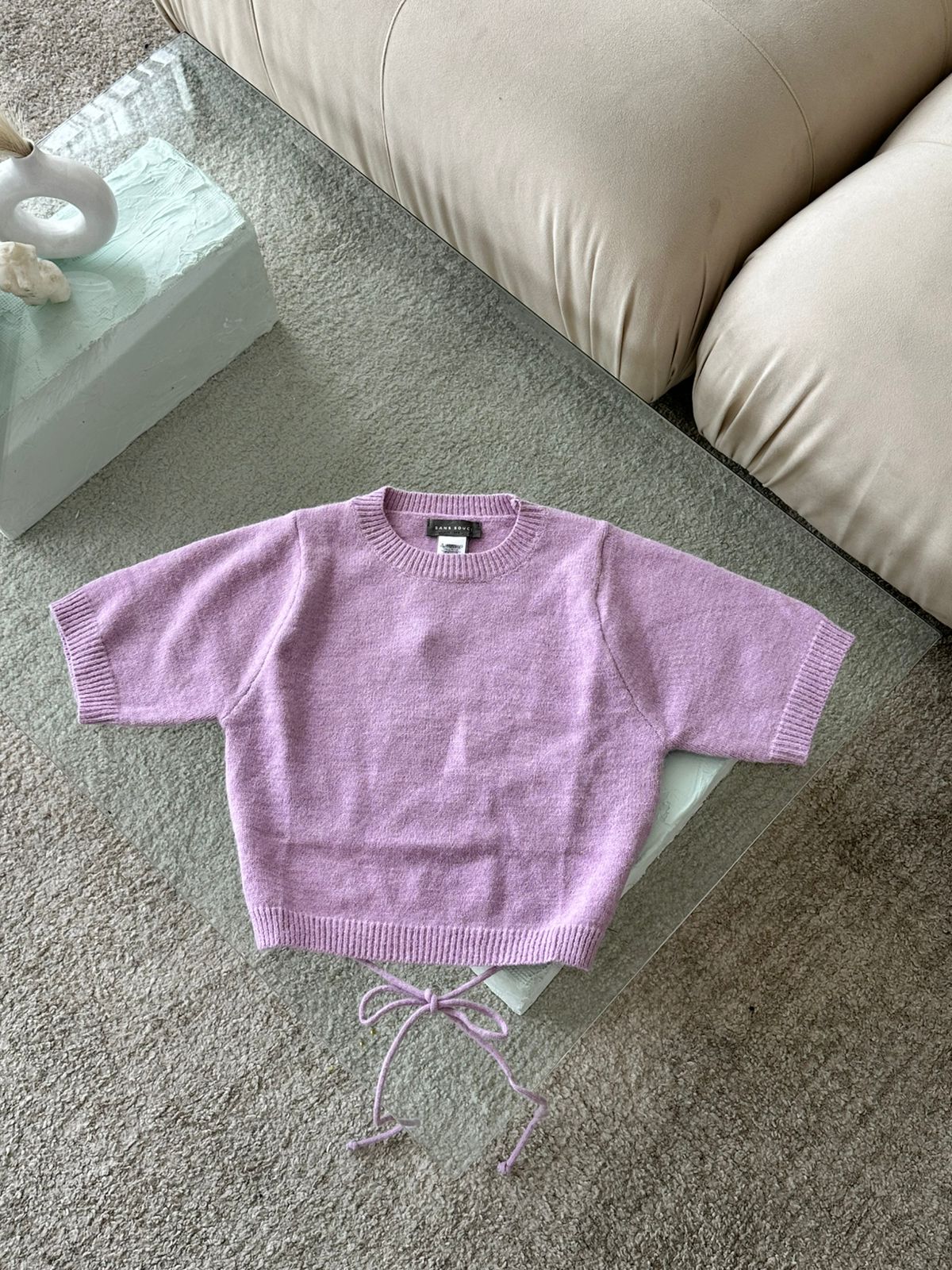 BLUSA LANOSA LILA ESCOTE ESPALDA