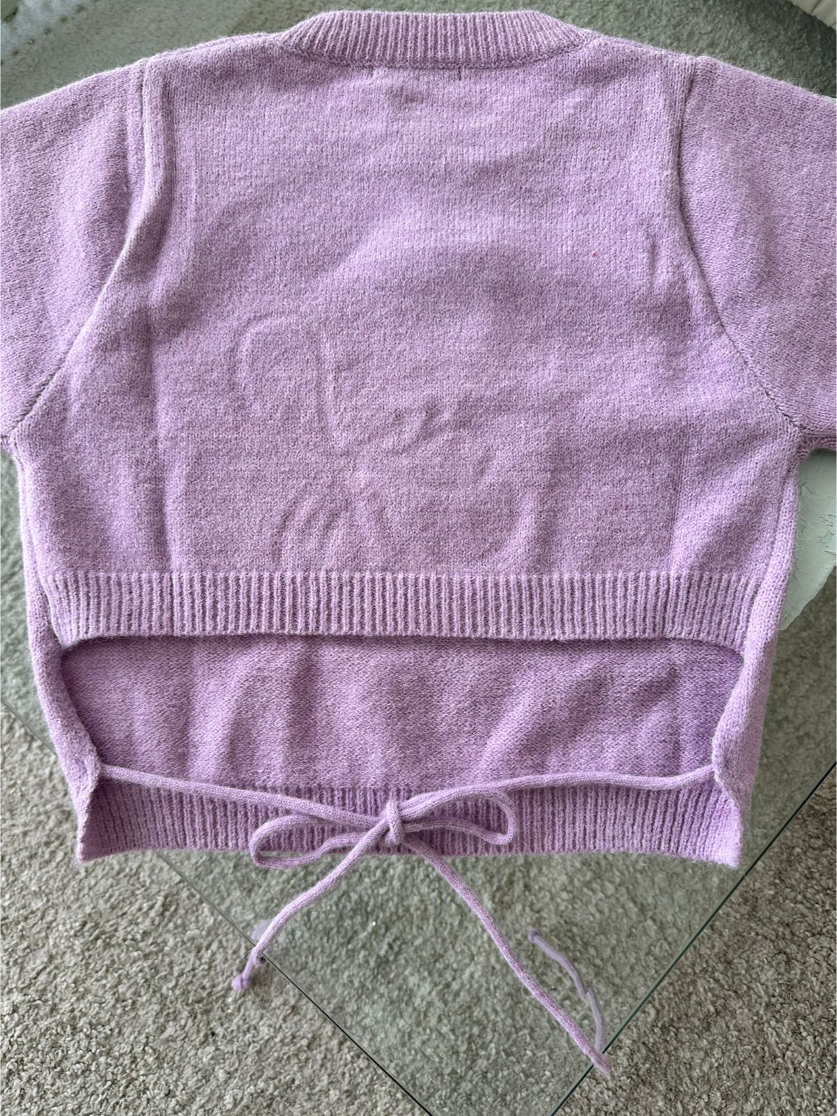 BLUSA LANOSA LILA ESCOTE ESPALDA
