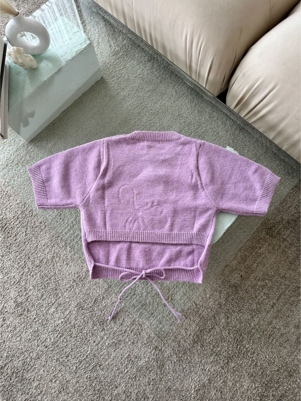 BLUSA LANOSA LILA ESCOTE ESPALDA