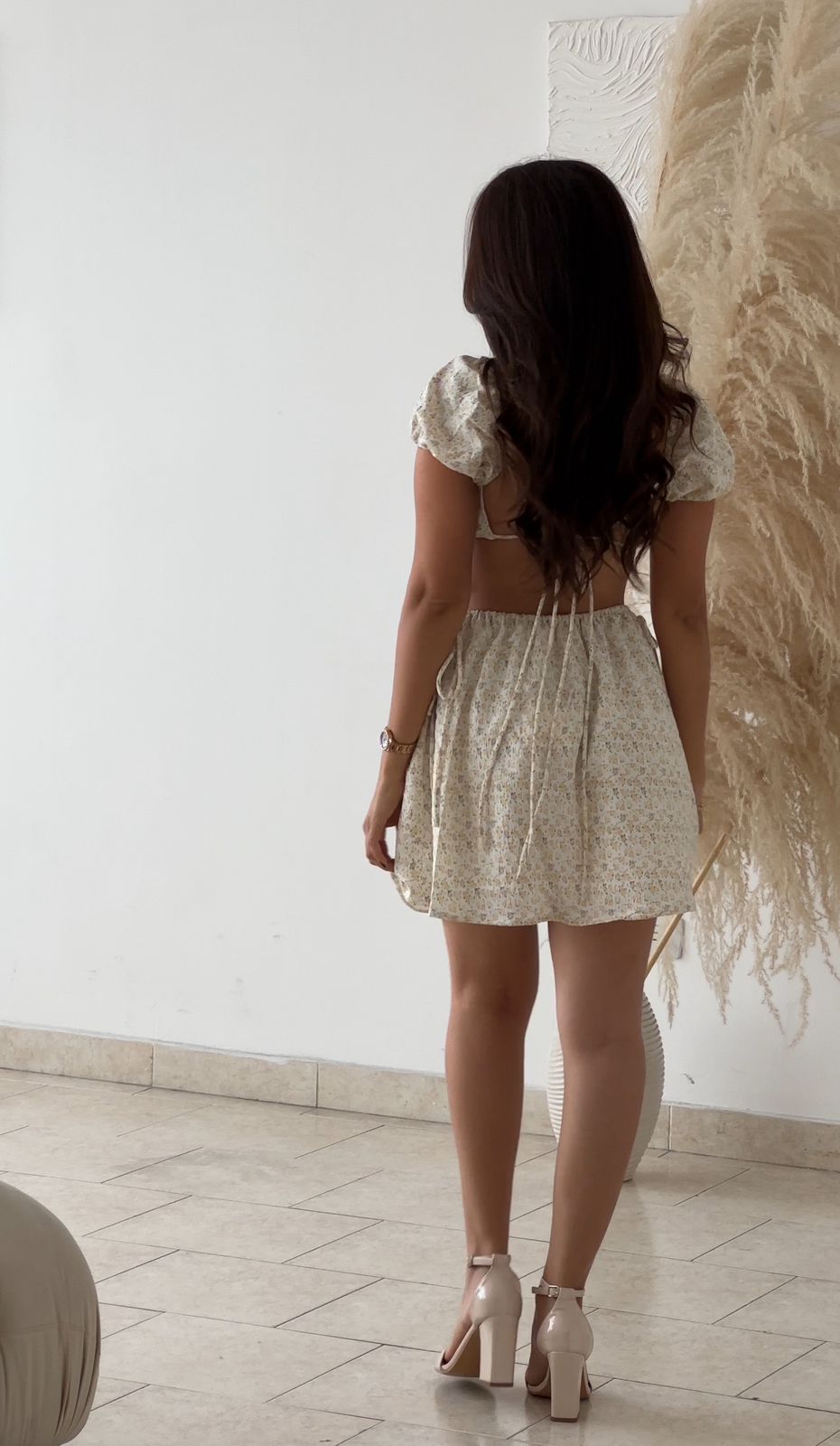VESTIDO ESCOTES FLORAL