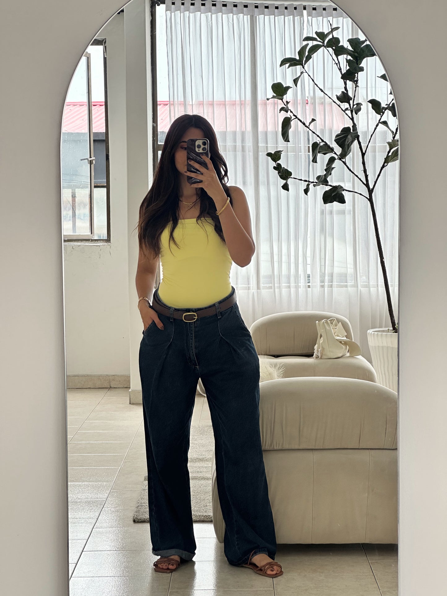 TOP STRAPLESS AMARILLO