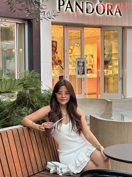 VESTIDO TEJIDO BLANCO BOLEROS