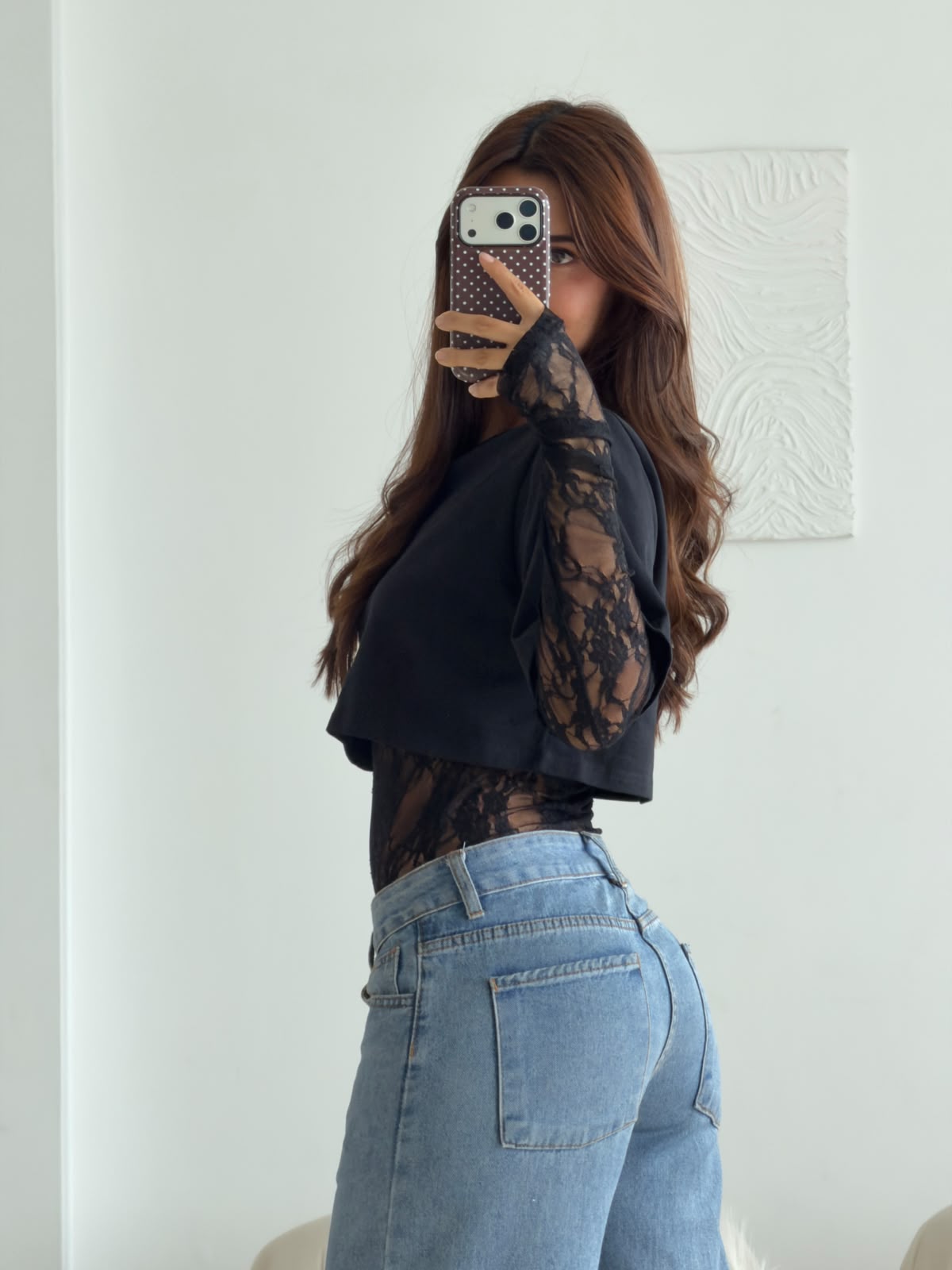 BODY ENCAJE CON CAMISETA ENCIMA NEGRO