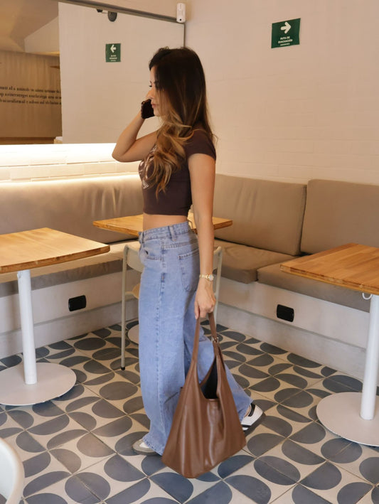 JEAN TIRO BAJO RIGIDO TONO CLARO