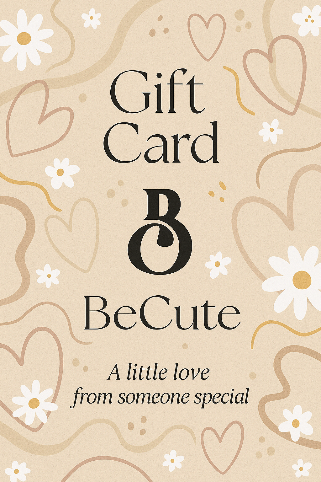 GIFT CARD MADE FOR YOU
