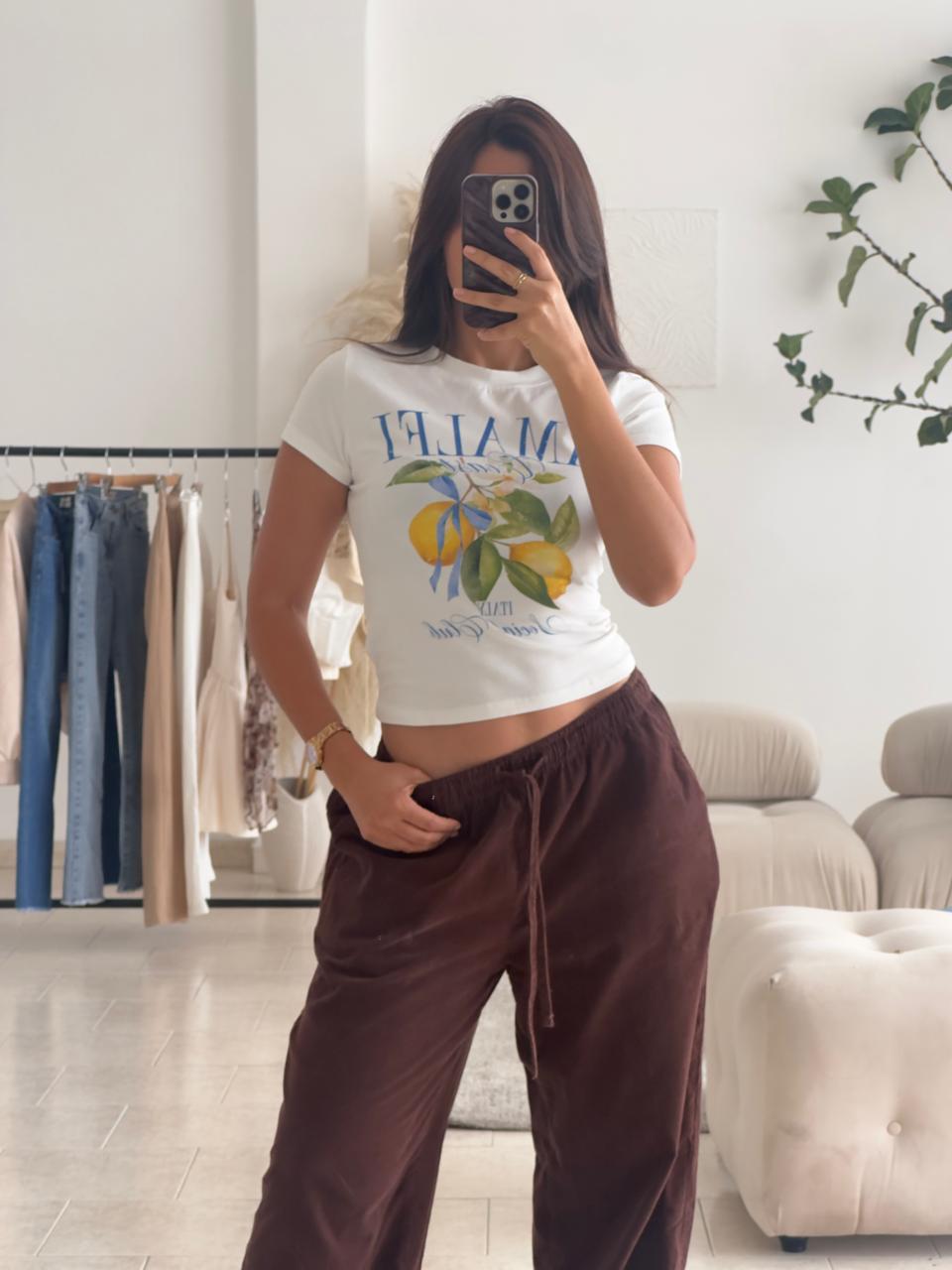 CAMISETA BLANCA AMALFI