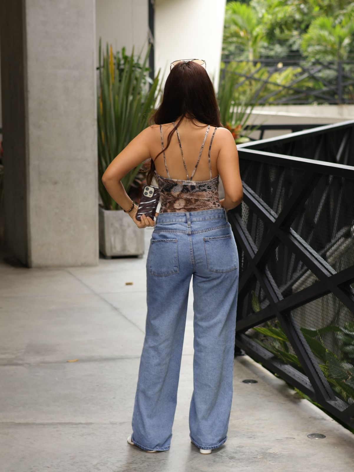 BODY MESH PRINT TIRAS ESPALDA