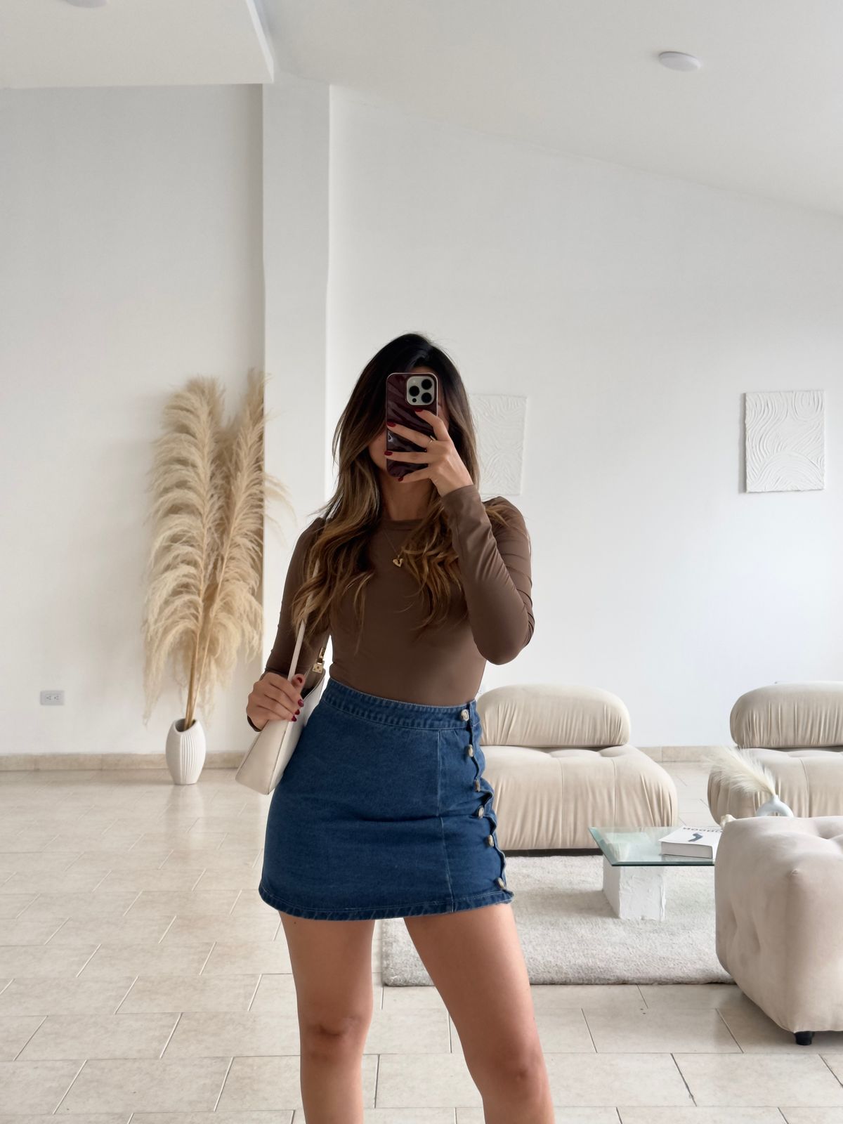 BODY MANGA LARGA MOCHA
