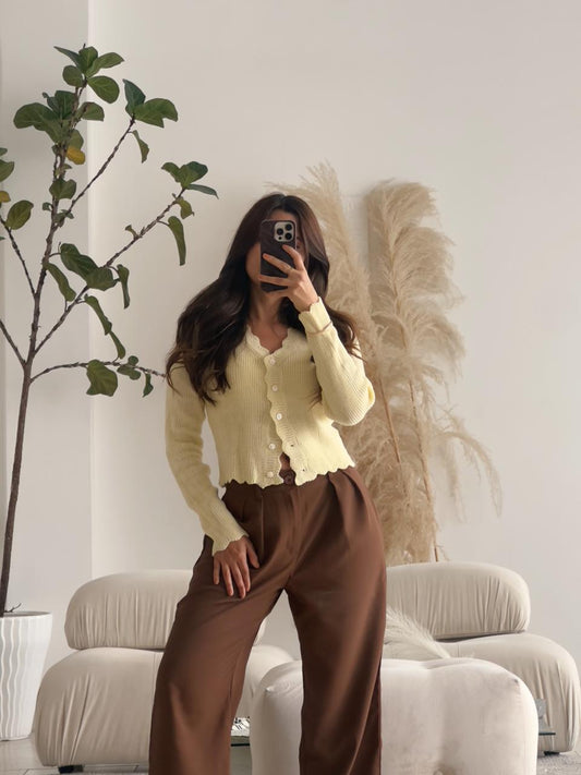 PANTALÓN EN TELA MOCHA TIMING