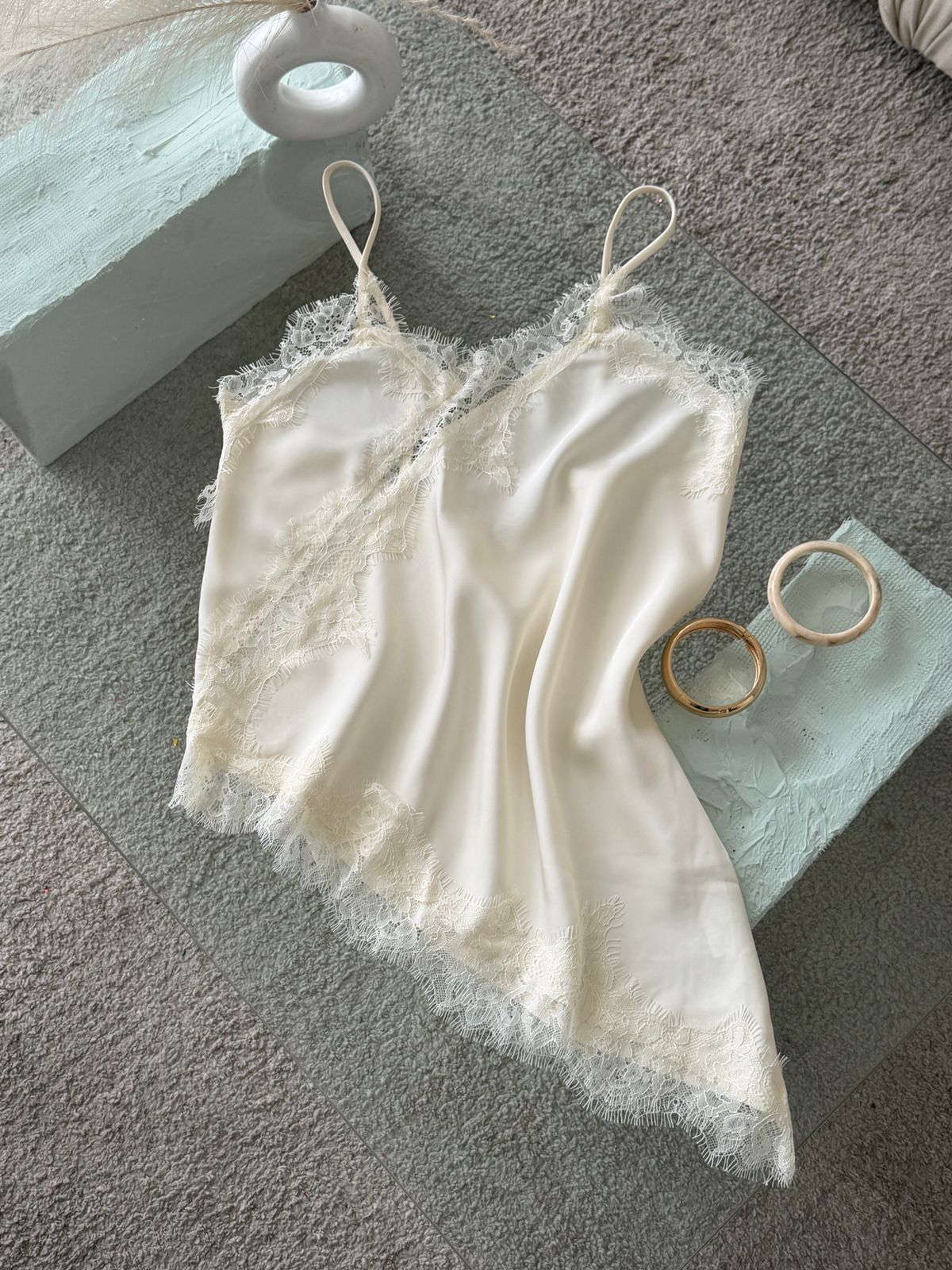 BLUSA LENCERA BLANCA