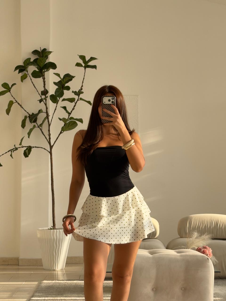 FALDA SHORT POLKA DOT BOLEROS